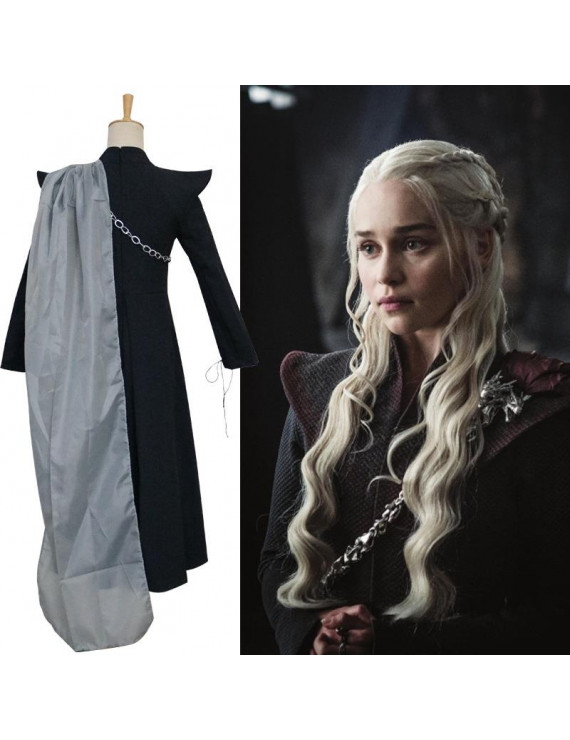 Game of Thrones 7 Daenerys Targaryen Mother of Dragons Cosplay Costumes ...