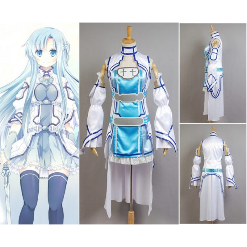 Sword Art Online Alfheim Online Yuuki Asuna Cosplay Costume ( free ...