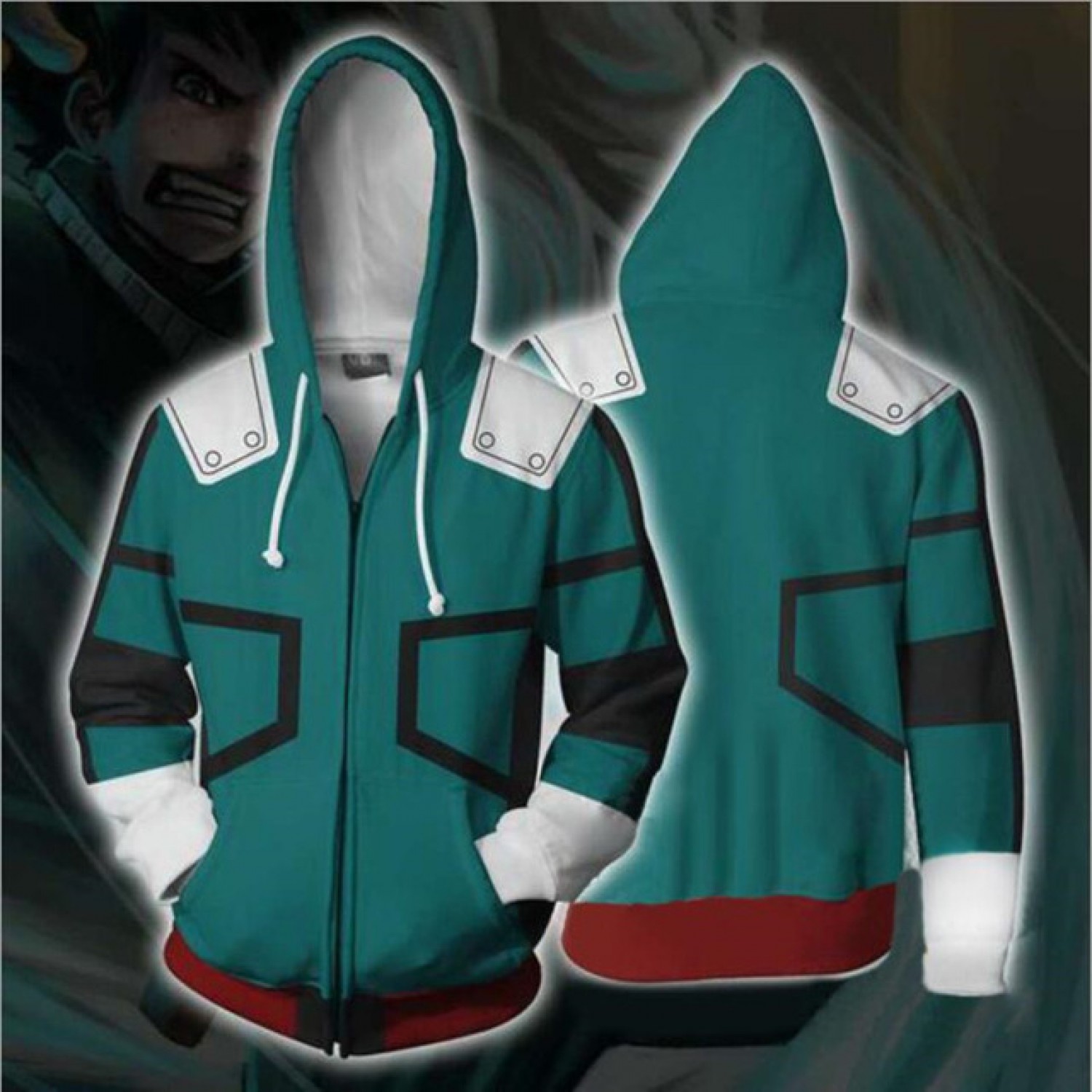 my hero academia hoodie deku