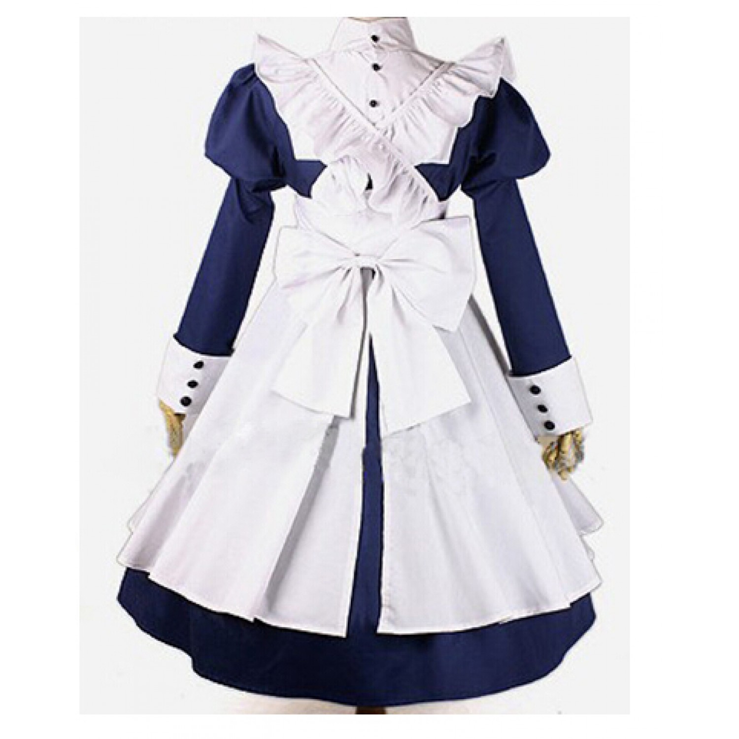 Black Butler Kuroshitsuji Maylene Maid Outfit Cosplay Costume ( free