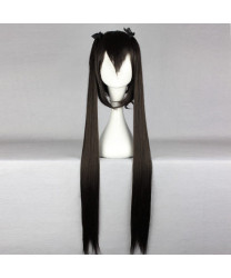 K-ON Nakano Azusa Black Long Straight Cosplay Wig