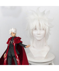 Fate Apocrypha Amakusa Shirou Tokisada Shirou Kotomine White Short Cosplay Wig