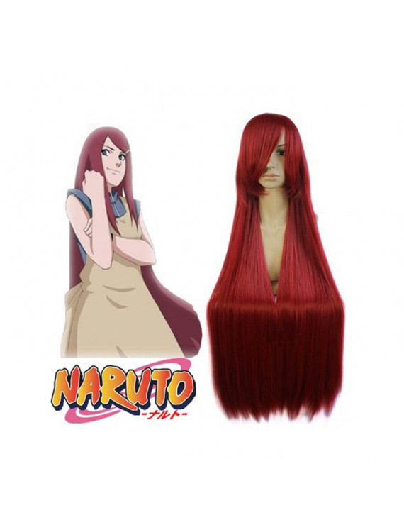 Naruto Uzumaki Kushina Red Cosplay Wig 100 CM