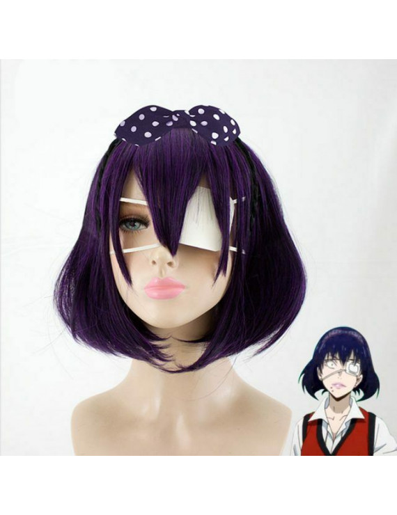 Kakegurui Midari Ikishima Violet Anime Cosplay Wig