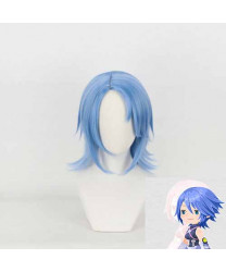 Kingdom Hearts 3 Aqua Light Blue Style Cosplay Wig