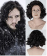 Game of Thrones Winterfell Black Short Wavy Cosplay Wig