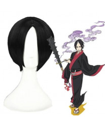 Hoozuki No Reitetsu Short Black Anime Cosplay Wig