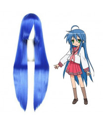 Lucky Star Izumi Konata Blue Long Straight Cosplay Wig