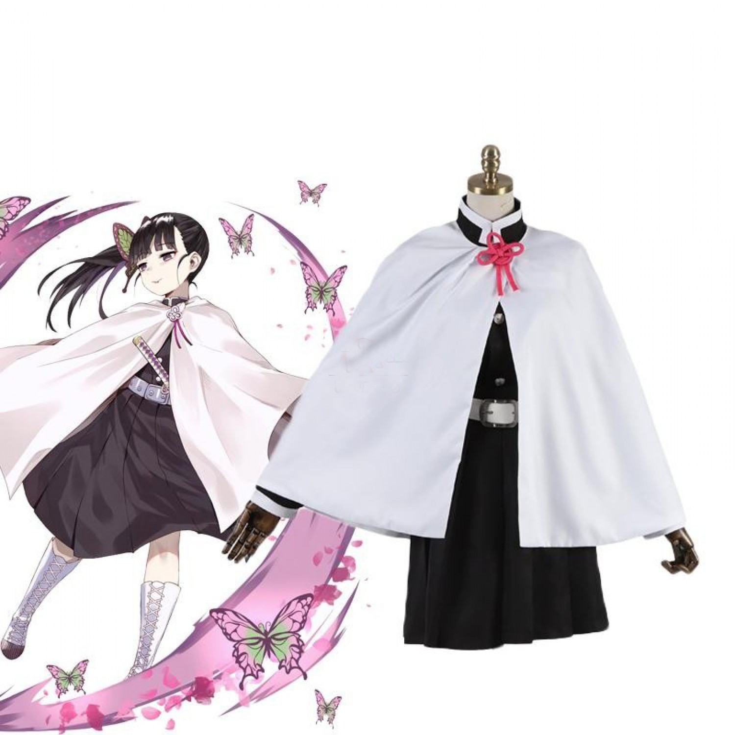 Demon Slayer Tsuyuri Kanawo Cosplay Costume ( free shipping ) - $69.99