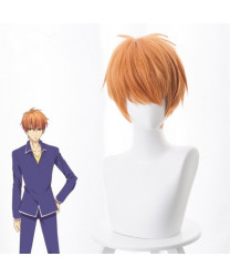 Fruits Basket Kyo Soma Orange Short Anime Cosplay Hair Wig