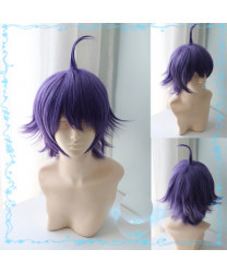 Kenja No Mago Shin Walford Purple Cosplay Wig Heat Resistant Fiber 30 cm Party Wig