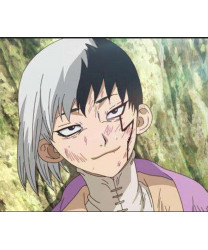 Dr Stone Asagiri Gen Anime Styled Cosplay Wig