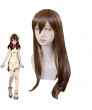 Dr Stone Ogawa Yuzuriha Brown Long Straight Cosplay Wig