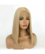 Mixed Gold Short Bob Lace Front Heat Resistant fiber Synthetic Hair Wig