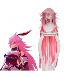 MmiHoYo Yae Sakura Pink Long Cosplay Wig 100 cm