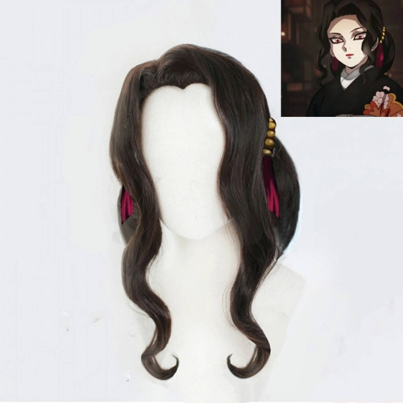 Kimetsu No Yaiba Kibutsuji Muzan Anime Roleplay Cosplay Wig ( free ...