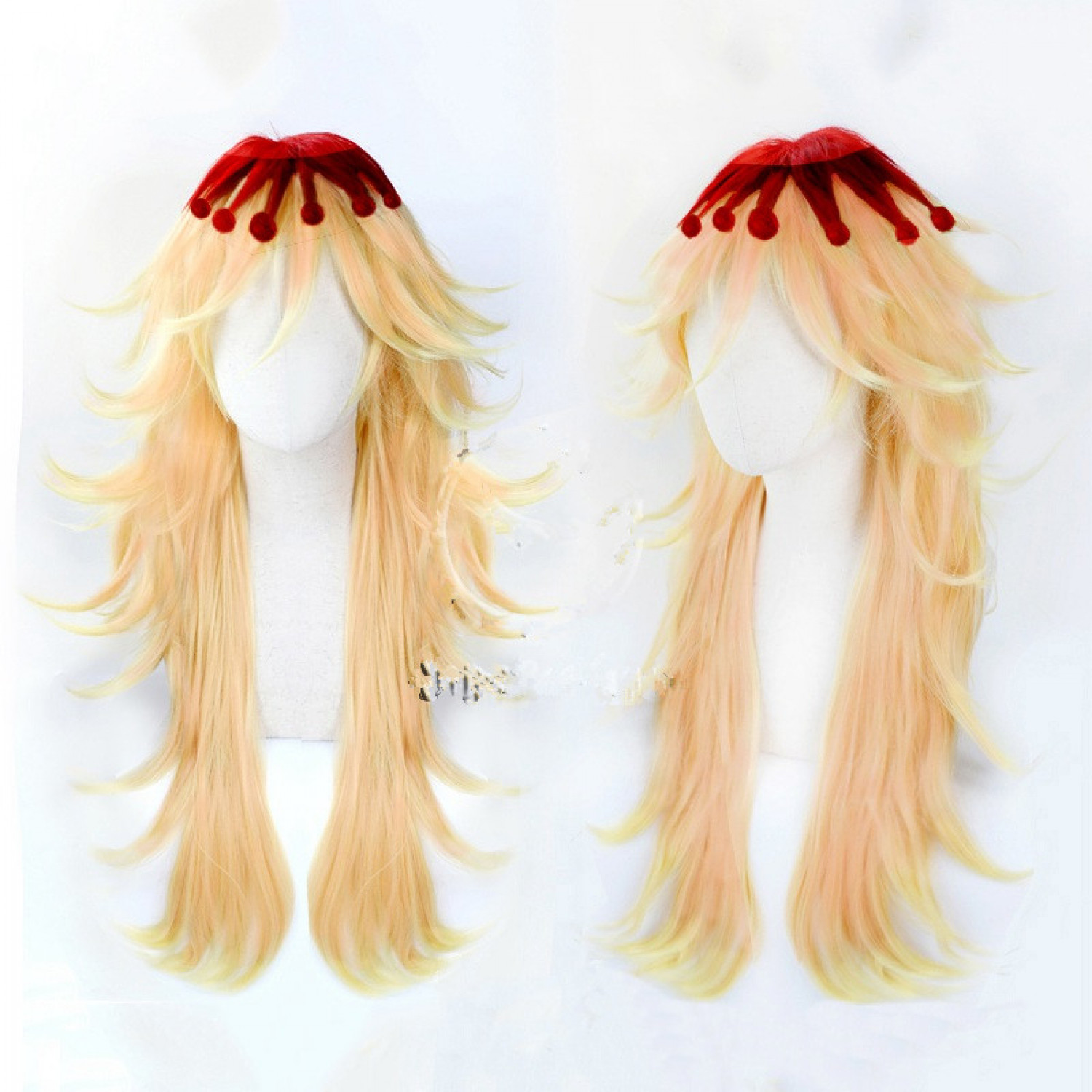 Demon Slayer Douma Long Anime Cosplay Wig ( free shipping )