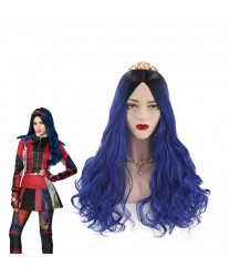 Descendants 3 Evie Blue Movie Cosplay Wig