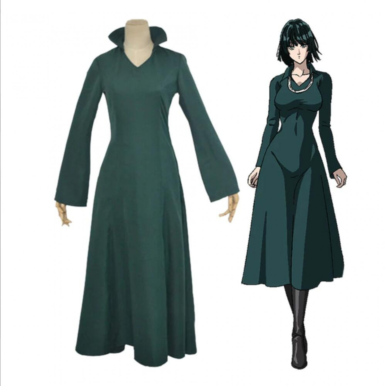 One Punch Man Fubuki Dress Anime Cosplay Costume ( free shipping ) - $59.99