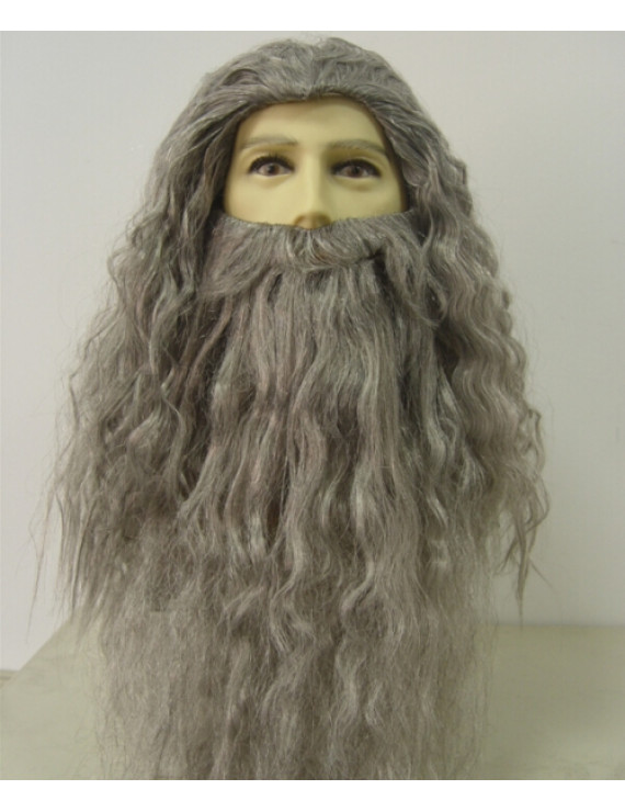 Hobbit The Lord of the Rings Gandalf the Grey Style Cosplay Wig