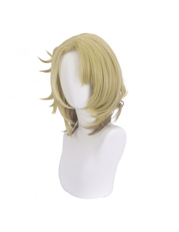 Vtuber Nijisanji Luca Golden Short Cosplay Wigs ( free shipping ) - $19.99