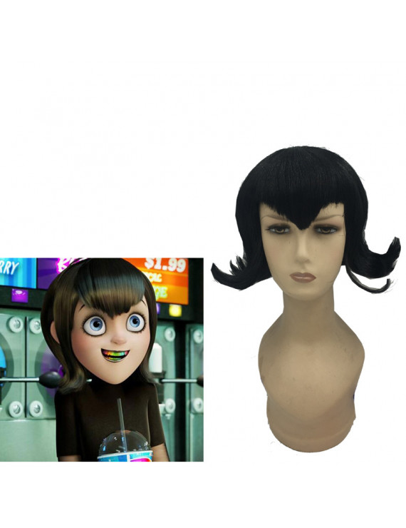 Hotel Transylvania Mavis Dracula Black Role Cosplay Wig