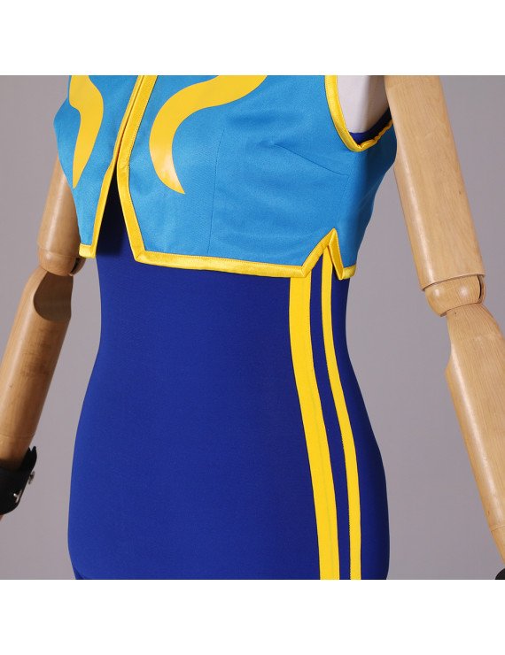 Street Fighter Chun Li Dress Girdle Game Cosplay Costume ( free ...