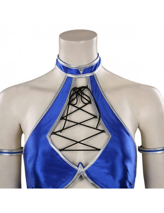 Mortal Kombat Kitana Game Cosplay Costume Halloween Carnival Suit ...