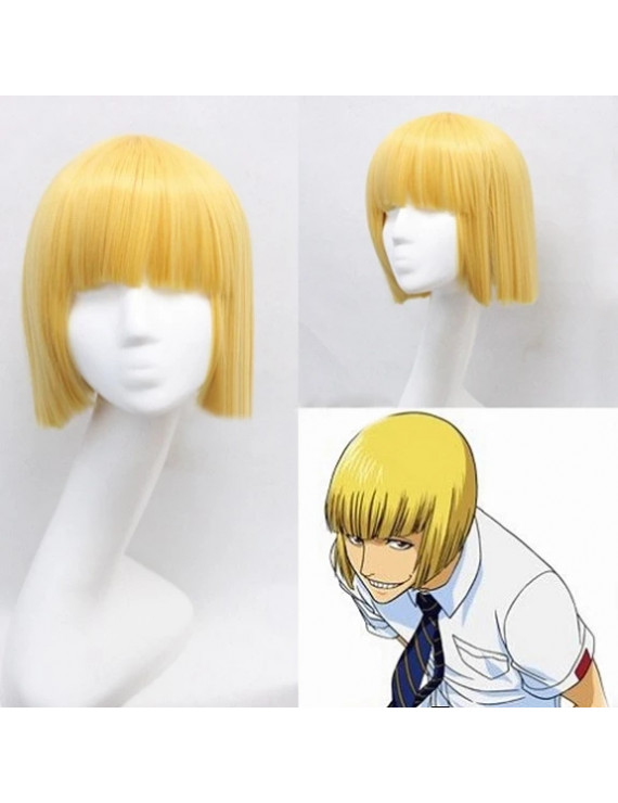 Bleach Shinji Hirako Yellow Short Role Cosplay Wig