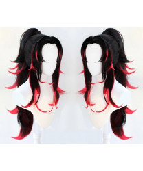 Kimetsu no Yaiba Michikatsu Tsugikuni Kokushibo Role Cosplay Wig