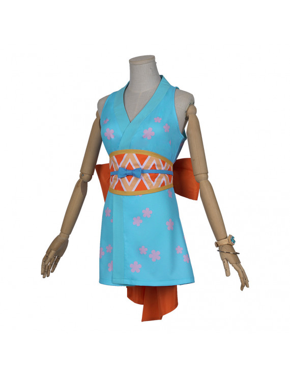 One Piece Nami kimono Full set Cosplay Costume ( free shipping ) - $49.99