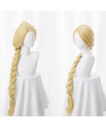 Tangled Princess Rapunzel Long Braid Anime Style Synthetic Cosplay Full Wig