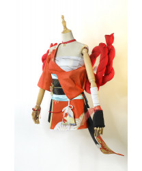 Genshin Impact Yoimiya Cosplay Costume