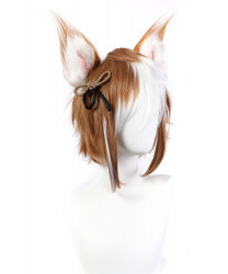 Genshin Impact Gorou Brown White Game Cosplay Wig