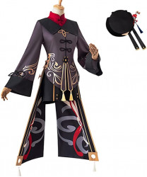 Genshin Impact Hutao Game Cosplay Costume