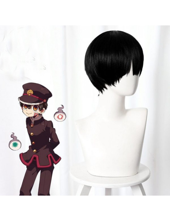 Toilet bound Hanako kun Hanako kun Short Black Anime Styled Cosplay Wig